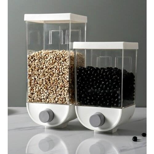 Eco-Friendly Food Storage Container Refrigerator Organizer Tea Bean Grain Food Storage Box Sealed Oatmeal Dispenser Kitchen Item