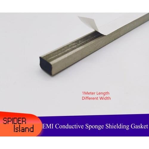Conductive Foam EMI ESD Shielding Gasket Sponge for Laptop Heat DIY 1000mm Differnent Width