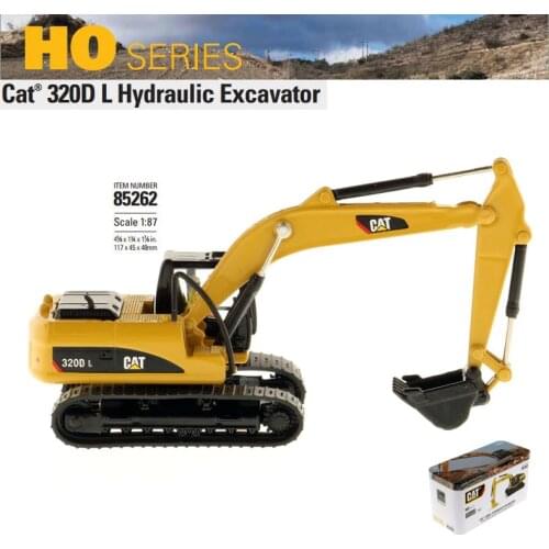 Diecast Masters DM 1/87 Caterpillar 320d l hydraulic excavator - high line series HO Scale for collection 85262