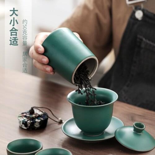 Tea Storage Container Tea Tins Food Storage Ceramic Tea Canister Tea Storage Tea Caddy Tea Canister Coffee Canister Coffee Jar