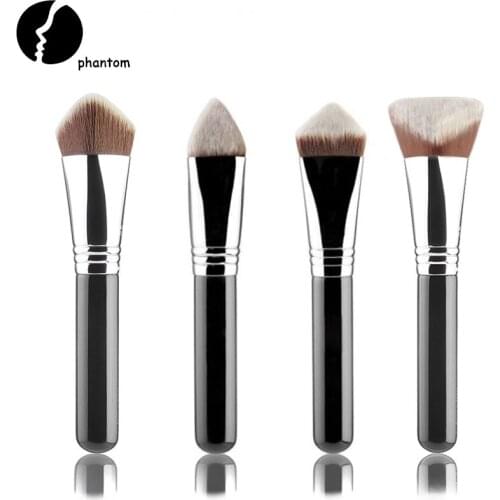 Creative 3D Shaped Professional Make up Brushes High Quality Copper Tube Foundation Brush Liquid Foundation BB Cream Brush Tools