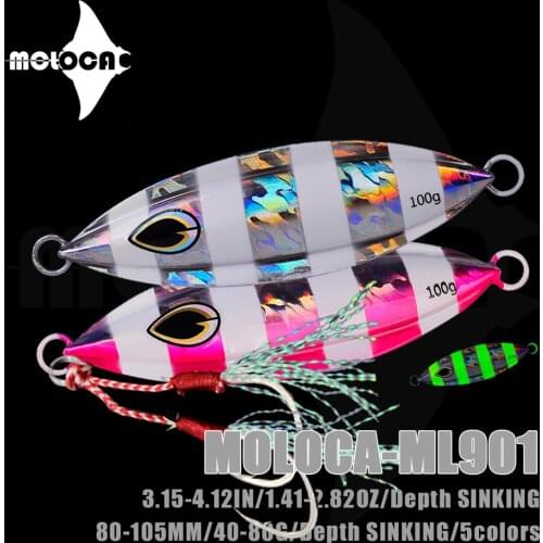 Fishing Lure Metal Jig Sinking Weights 100-200g Glow In The Dark Bass Baits Pesca Accesorios Mar For Carpe Fish Leurre Equipment