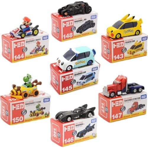 TAKARA TOMY TOMICA Alloy Model Cars Toys Super Mary Pikachu Detective Cartoon Gifts For Children