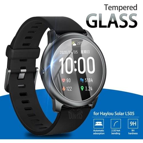 Haylou Solar Tempered Glass Screen Protector For Xiaomi Haylou Solar LS05 Explosion-proof Anti-Scratch Transparent Film