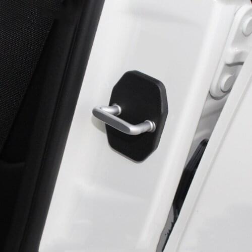 Car Door Lock Buckle Covers Deocration Trim For Mercedes Benz E Class W212 GLK X204 2010-15 Interior Modified Accessories