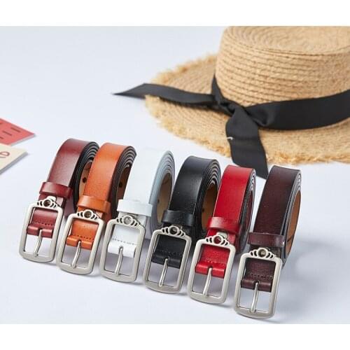 Ladies Luxury Brand Belt Designers Leather High Quality Belt Fashion Alloy Buckle Girl Jeans Dress Belts