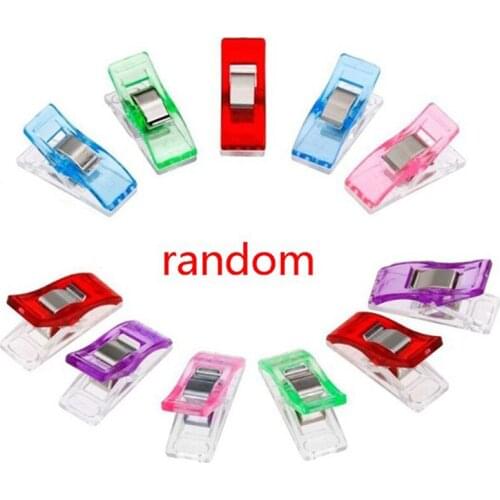 20Pcs colorful High Quality Multicolor Quilt Quilting Clips Plastic Clip DIY Crafts Patchwork Sewing Tool Accessory