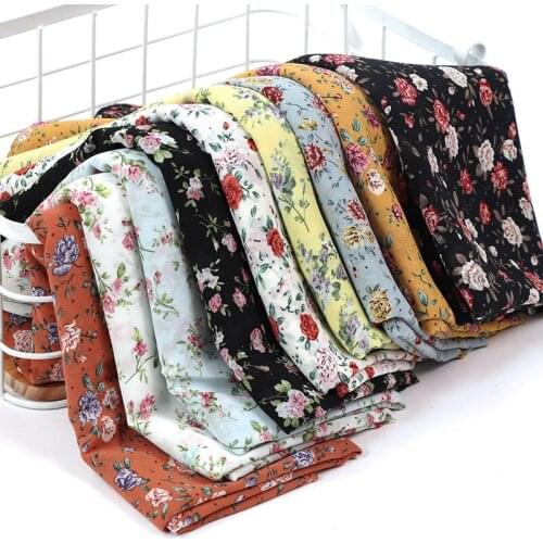 2021 Fashion Women Bubble Chiffon Hijab Scarf Foulard Femme Musulman Printed Shawl Islamic Clothing Headwear Muslim Headscarf