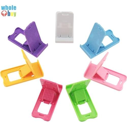 300pcs/lot Big Bench Style Universal Stand Mount Phone Holder for Smartphone Folded Holder Adjustable Support Cell Phone Holder
