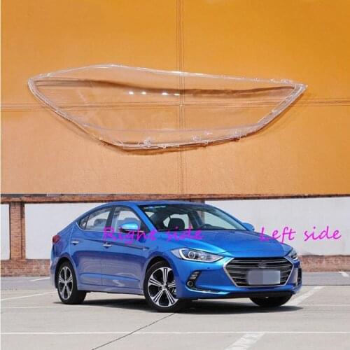 Car Headlight Lens For Hyundai Elantra 2016 2017 2018 Headlamp Cover Car Replacement Front Auto Shell Cover