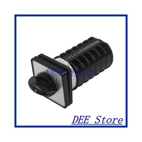 Locking 24 Terminal AC 660V 10A 2 Position Cam Combination Changeover Switch