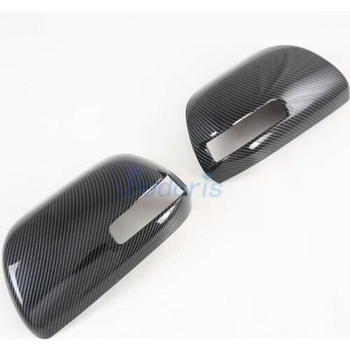 Carbon Fiber Color Side Mirror Trim Rearview Overlay Caps Shell 2015 2016 2017 2018 2019 2020 For Toyota Sienna Accessories