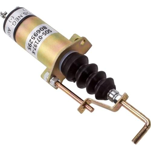 12V Diesel Fuel Shut Off Solenoid Valve For Lister Petter Solenoid 366-07197 1502-12C7U2B2S1 SA-3405T