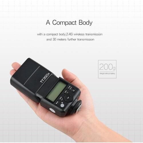 Godox TT350N 2.4G TTL HSS Mini Flash Speedlite + Xpro-N Trigger Transmitter Kits for Nikon