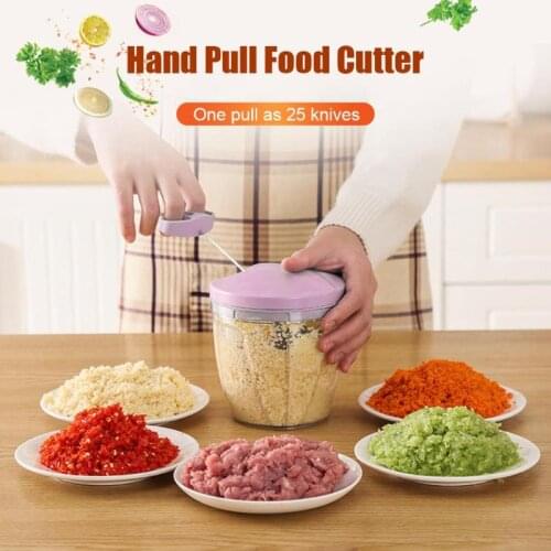 Manual Vegetable Fruit Twist Shredder Manual Meat Grinder Chopper Garlic Cutter Multifunction Kitchen Vegetable Tools