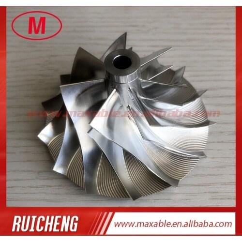 K27 51.73/80.81mm 7+7 blades 5327-123-2223 Billet/milling/aluminum 2618 compressor wheel for 5326-970-6496/6497/5327-970-6424