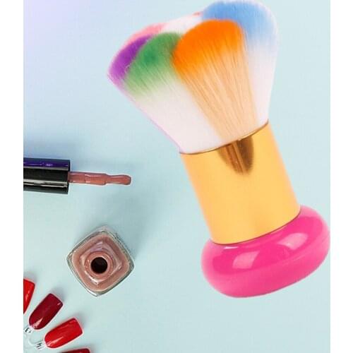 Nail Art Brush UV Dipping Powder Remover Cleaning Manicure Beauty Makeup Powder Dust Cleaning Brushes Tools