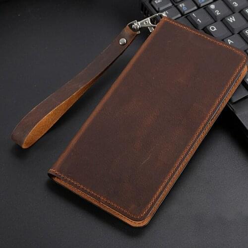 Leather Phone Case For ZTE Blade V6 V7 V8 V9 V10 Max A2 A3 A6 A610 Case Wallet Cowhide Cover