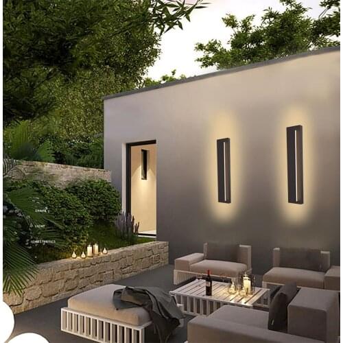 IP65 Aluminum Outdoor Wall Lights Exterior mounted decor lights for Garden Villa Porch Light Luminaire