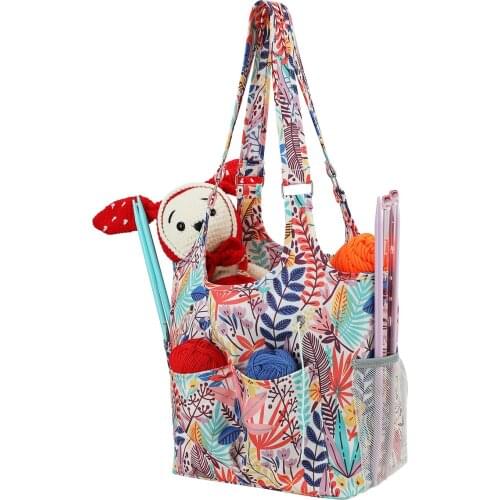 New Knitting Needles Crochet Tote Bags Wool Square Storage Bag DIY Home Daily Use Sewing Tools And Traveling Yarn Storage Bag