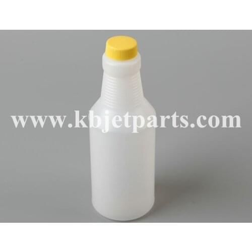 Empty bottle yellow/black with cap seal 473 ml make up ink solvent use for Citronix ci750 ci580 ci1000 inkjet coding pinter