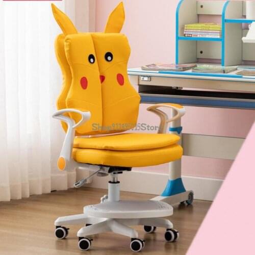 Student Chair Adjustable Lifting Double Backrest Learning Chair Correction Sitting Posture Anti-hunchback Children Writing Chair