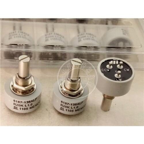 [VK] original MEXICO BI 6187-138ALF 6187-138A LF R20K 20K L1.0 Con aductive plastic potentiometer sensor switch