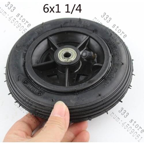 High quality BEST Motorcycle 6x1 1/4 150MM Inflation Wheel With Hub With Inner Tube moto part