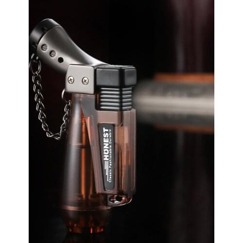 Survival Kitchen Camping Torch Lighter Windproof Torch Jet Turbine Gas Lighter Butane Lighter Gift for Men Smoking Accessories