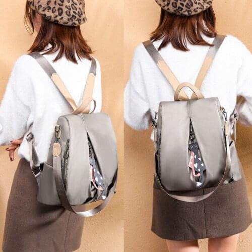 Women Anti-theft Oxford School Backpack Travel Waterproof Satchel Shoulder Bag