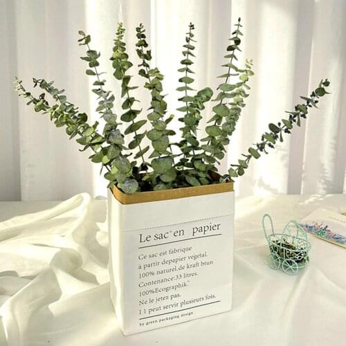 10Pcs Natural Eucalyptus Leaves Dried Plants Flower Material For Wedding Flower Wall Home Decoration Greenery Plant Leaf Decor