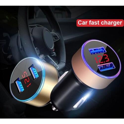 3.1A Dual USB Cigarette Lighter Fast Car Charger Power Adapter For Mercedes W204 W210 AMG Bmw E36 E90 E60 Fiat 500 Volvo S80