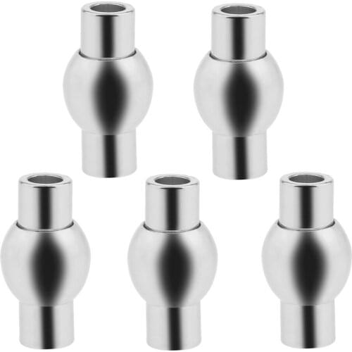 5Pcs DIY Beads Magnetic Clasps For Necklace Bracelet Chubby Funny Stainless Steel Buckle DIY Jewelry Accessories