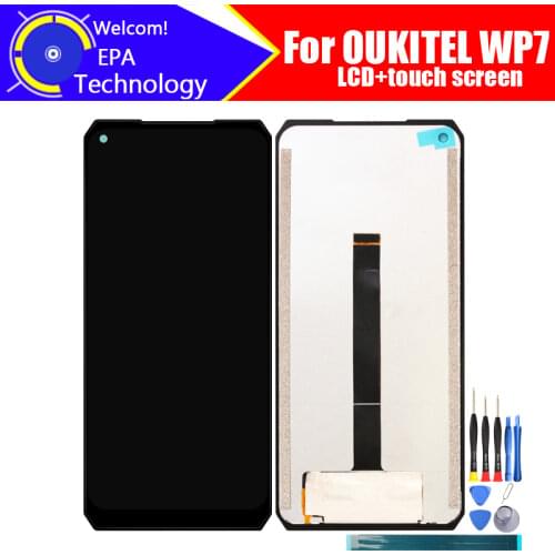 6.53 inch OUKITEL WP7 LCD Display+Touch Screen Digitizer Assembly 100% Original New LCD+Touch Digitizer for WP7+Tools