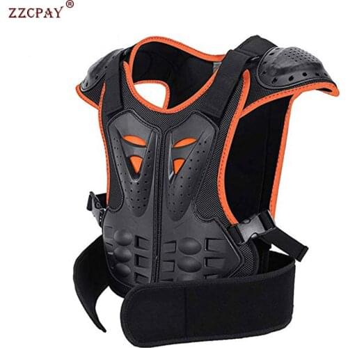 Childrens Off-road Motorcycle Helmet Jacket Vest Protector Body Chest Protector Full Body Protection Gear Bicycle Skating