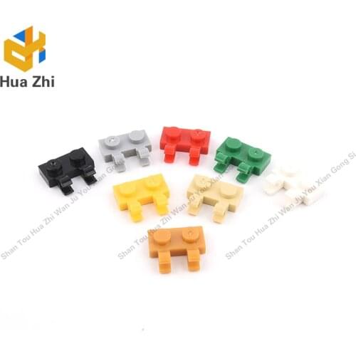 10PCS 60470 flat special 1 x 2 horizontal [thick u-clip] building block parts MOC DIY educational building block toy parts