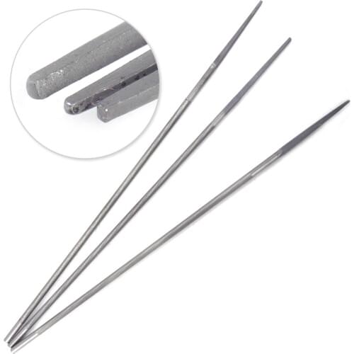 LETAOSK 3PCS 4mm 3/8'' Chainsaw Saw Round Sharpening Files Sharpener Chain for Woodwork