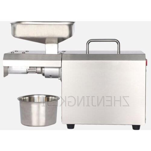 Oil Press Machine Automatic Stainless Steel Hot And Cold Home Commercial Rapeseed Peanut Walnut Soybean Sesame Squeeze Oil 220V