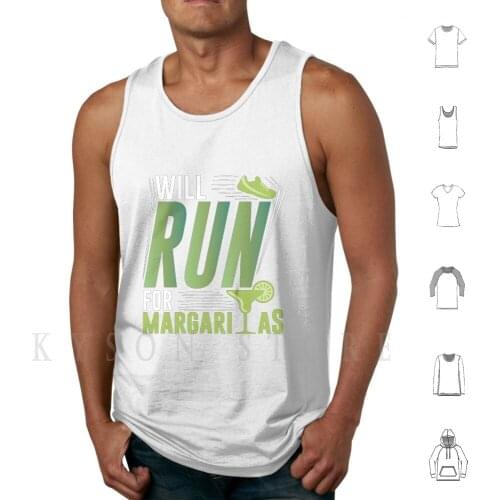 Will Run For Margaritas Tank Tops Vest Sleeveless Run Running Runner Sport Margaritas Margarita Day Margarita Drink Party