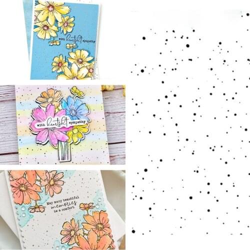 Small Dots METAL Silicone Stamps Scrapbooking New Make Photo Album Card DIY Paper Embossing Craft Supplies 2021