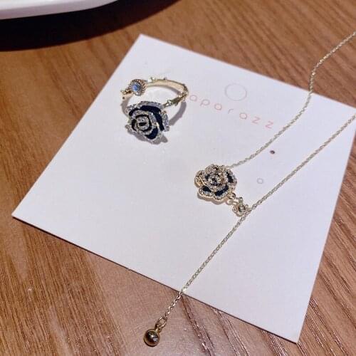 2021 new fashion brand jewelry elegant crystal pendant&necklaces for women delicate zirconia charm choker necklaces