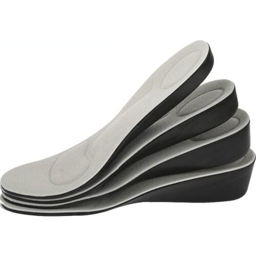 PU Height Increase Insole Flat Foot Arch Support Orthopedic Shoes Inserts Cushion Comfort Memory Foam Shock Absorption Insoles