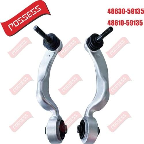 A Pair Front Upper Suspension Control Arm Curve For Lexus LS460 AWD USF40 USF41 48630-59135 48610-59135 4863059135 4861059135