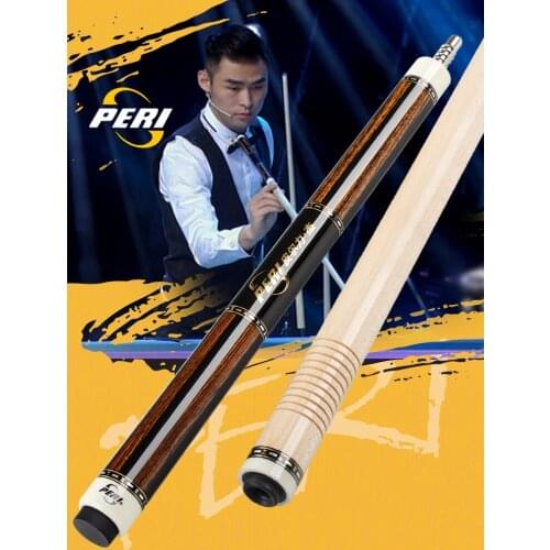 PERI XT-01 Billiard Jump Cue 13.8mm Tip 105cm Radial Pin Hand Inlay Carbon Fiber Ferrule Transparent Force Transmission Stick