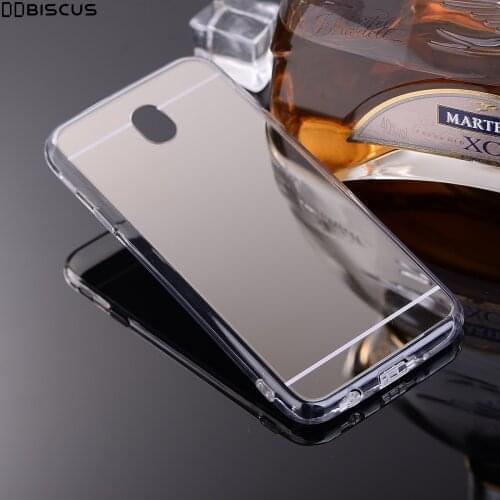 Luxury Mirror Soft TPU Silicone Case For Samsung Galaxy J3 2017 Pro J 3 Cover J330F SM-J330F/DS SM-J330FN SM-J330F Cases Capa