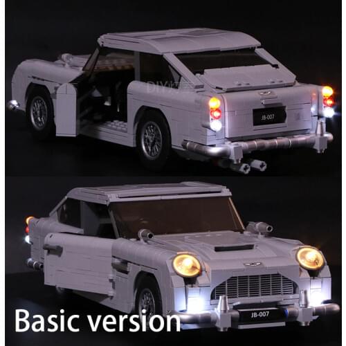 Led Light Kit Set For Creator Jame Bond Aston Marting DB5 Car Toys 10262 10246 (NOT include the Lego Set)