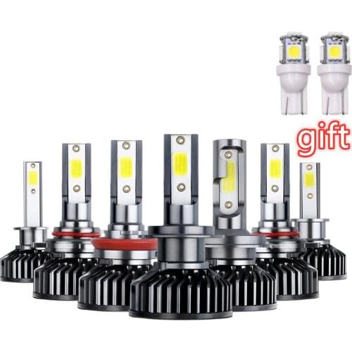 F2 H7 LED 72w 8000LM H11 H4 H7 H8 9004 9005 9006 9007 Car Headlight Bulbs Auto Led HB3 HB4 HB5 Light Headlamps