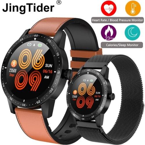T5 1.22" IPS HD Round Smart Watch Heart Rate Blood Pressure Monitor Smart Bracelet IP68 Waterproof Fitness Tracker Wristbands