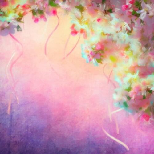 TR photography backdrops romantic pink flower bokeh backgrounds for photo studio newborn baby children photography backgrounds