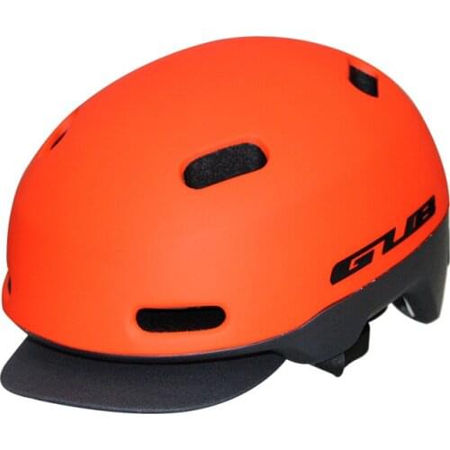 GUB CITY PRO Cycling Helmet Ultralight Integrally-molded Bike Safe Cap Removable Visor Men Women Bicycle Helmet 54-58cm